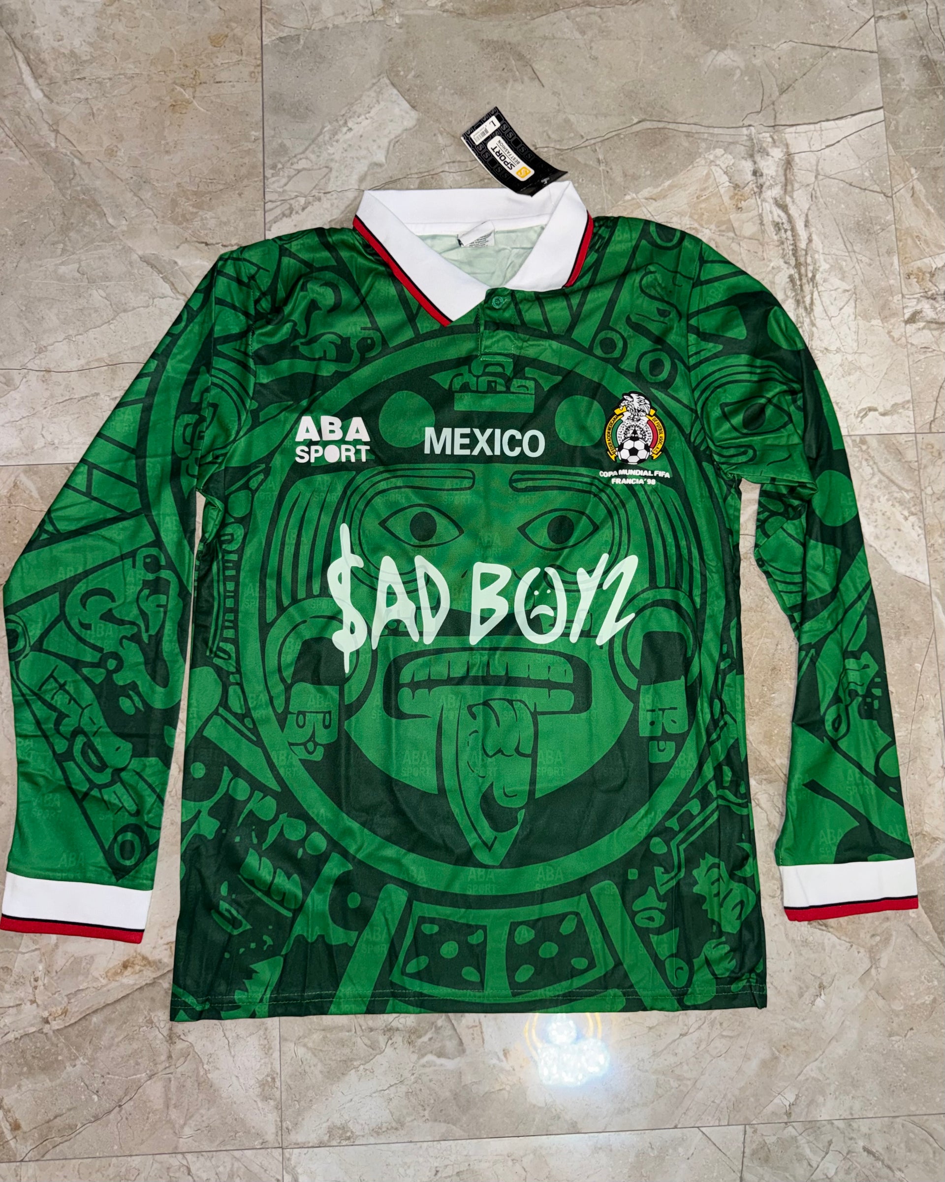 Junior H x Mexico Retro 1998 Manga larga